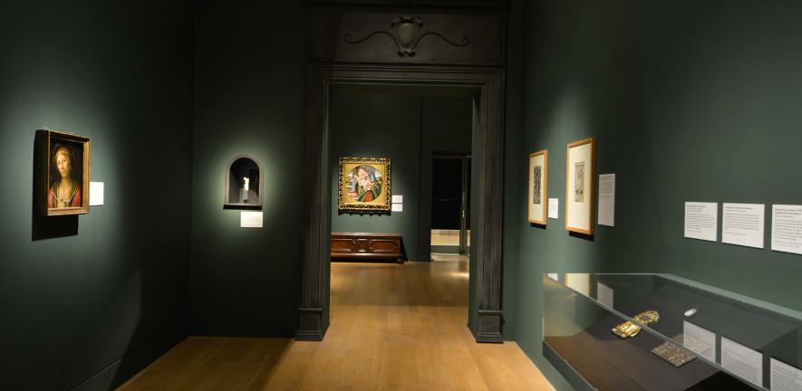 An image of the gallery installations